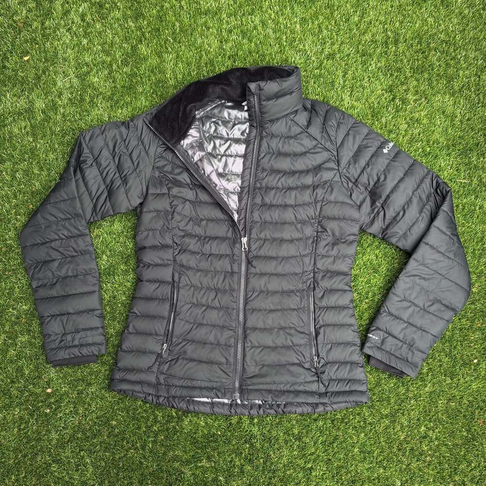 Columbia White Out II Omni-Heat Insulated Puffer Fitted Women’s Jacket Medium